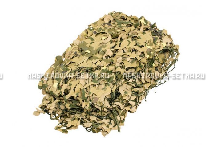 Массеть Camosystems Пейзаж-Профи Милитари 3D 1,8х3 м  – купить по цене 3850 руб. в интернет-магазине в городе Кемерово картинка 1