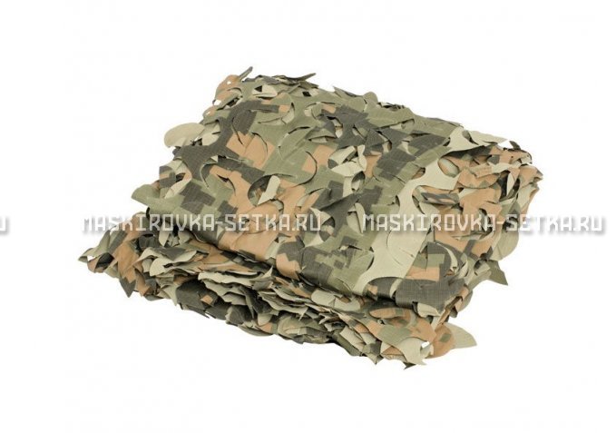 Сетка Camosystems Пейзаж Полынь 3D 2,4х3 м  – купить по цене 3100 руб. в интернет-магазине в городе Кемерово картинка 1