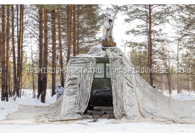 Маскировочный комплект МКТ-2С Снег 9х12 м без АП – купить по цене 29500 руб. в интернет-магазине в городе Кемерово картинка 3