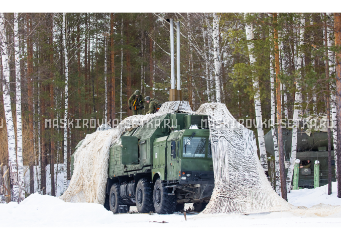 Маскировочный комплект МКТ-2С Снег 9х12 м без АП – купить по цене 29500 руб. в интернет-магазине в городе Кемерово картинка 1